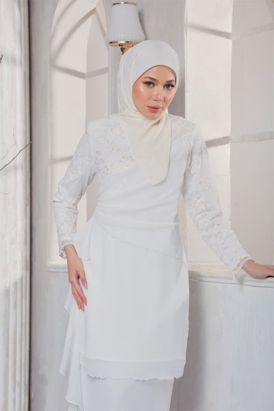 Kurung Elyssa - White 